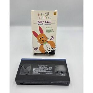 Baby Einstein Baby Bach Musical Adventure VHS Disney Educational Age 0-3 Yrs.